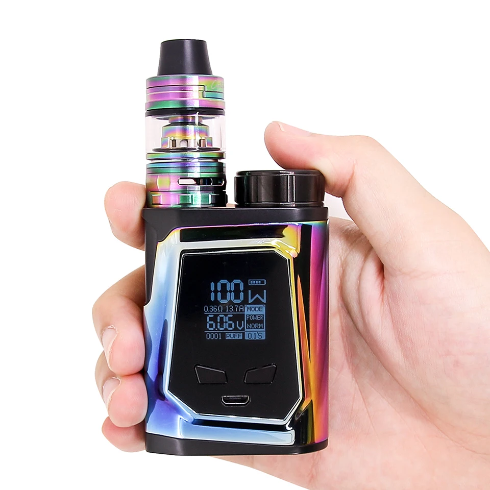 Cleanrance Оригинал IJOY CAPO 100 Вт Vape комплект с 21700 батареей TC коробка мод 2 мл распылитель
