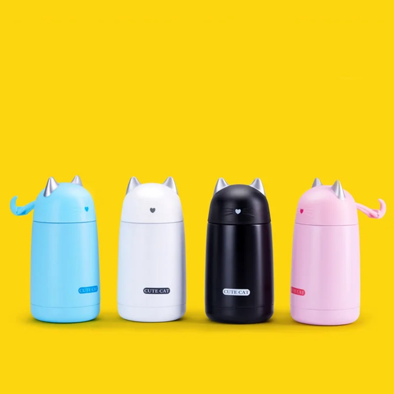 Нержавеющая сталь вакуумная колба чашка кухонный термос бутылка для воды милый