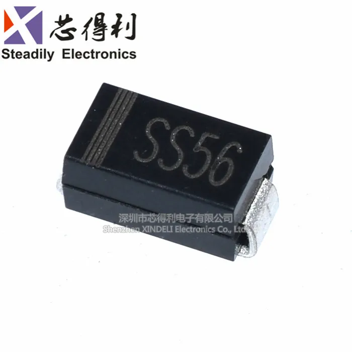 

10pcs/lot Brand New Spot Schottky Diode Ss56 SMA DO-214AC(20 PCs)