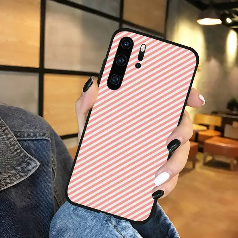 

Beautiful Stripe Phone Case Funda For Huawei P9 P10 P20 P30 Lite 2016 2017 2019 plus pro P smart