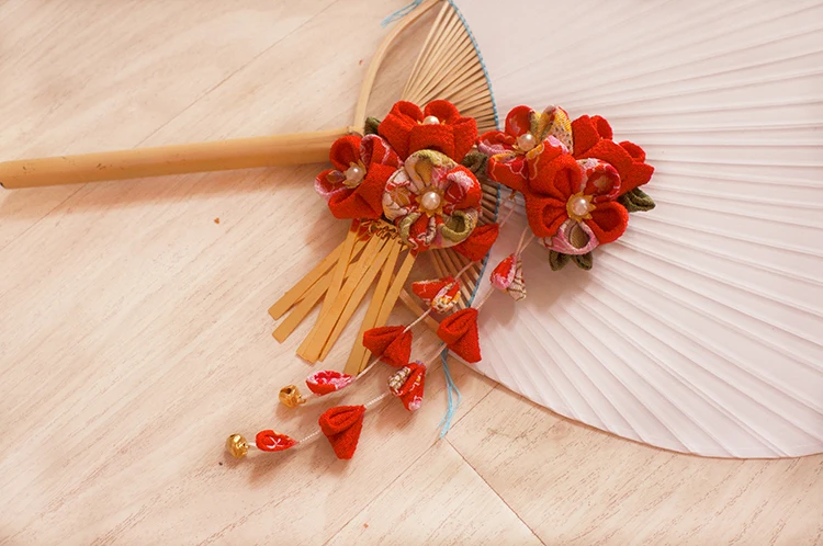 Кимоно Yukata банный халат Hanfu фото аксессуары для волос заколка косплей ручная