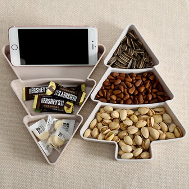 Конфетница сухие фрукты для хранения ленивый миска снеков семена коробка орехов