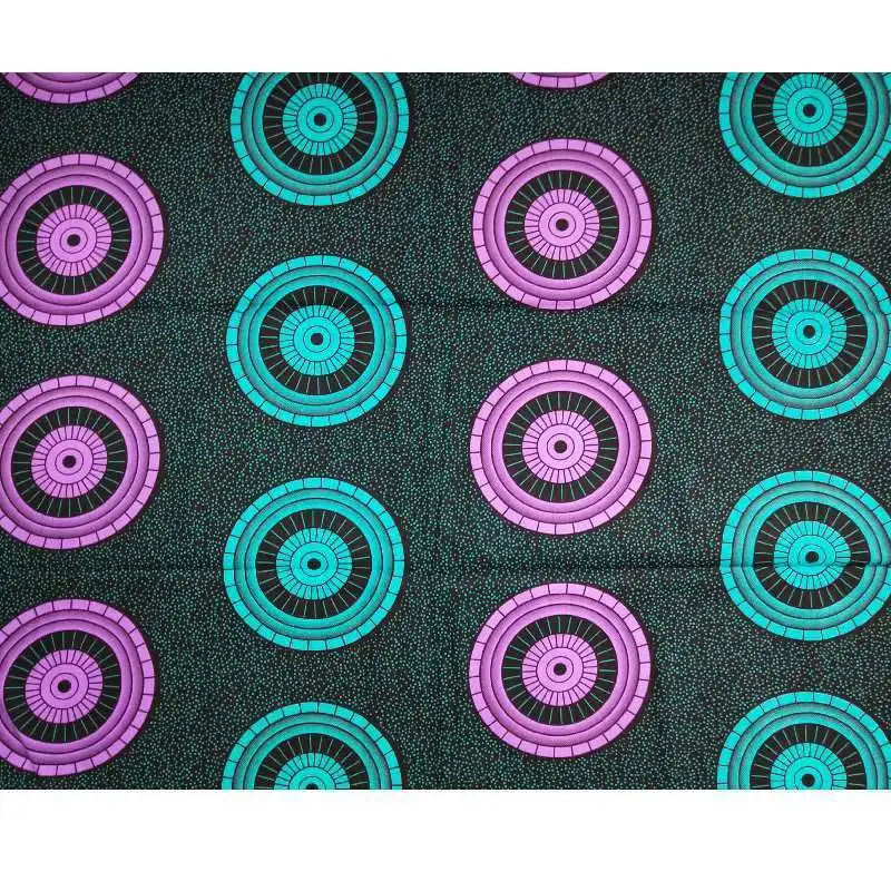 

African Real Wax Print Fabric For Patchwork 6 Yard Dress Wax Ankara Fabric African high quality 40*40 yarn soft Wax Print fabric