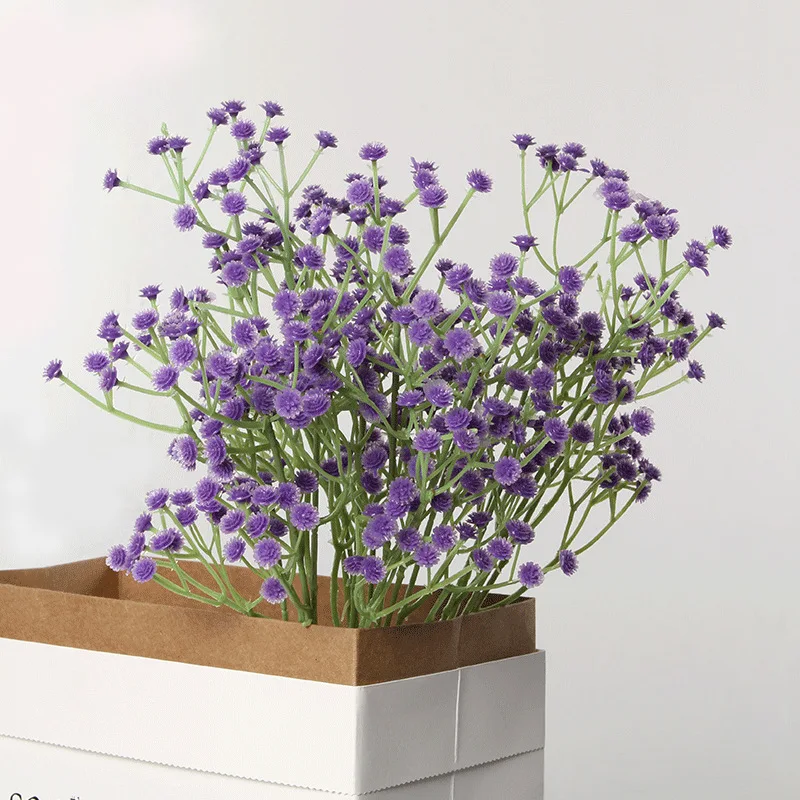 

Artificial Flowers Baby's Breath False Gypsophilas Wedding Home Decoration Birthday Diy Photo Props Flower Heads Branch 1/3Pcs