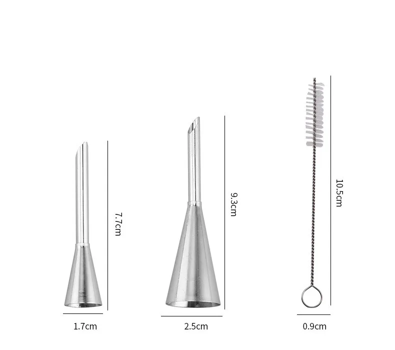 Наконечники для кондитерских изделий 3/4 шт. тортов десертов насадка на