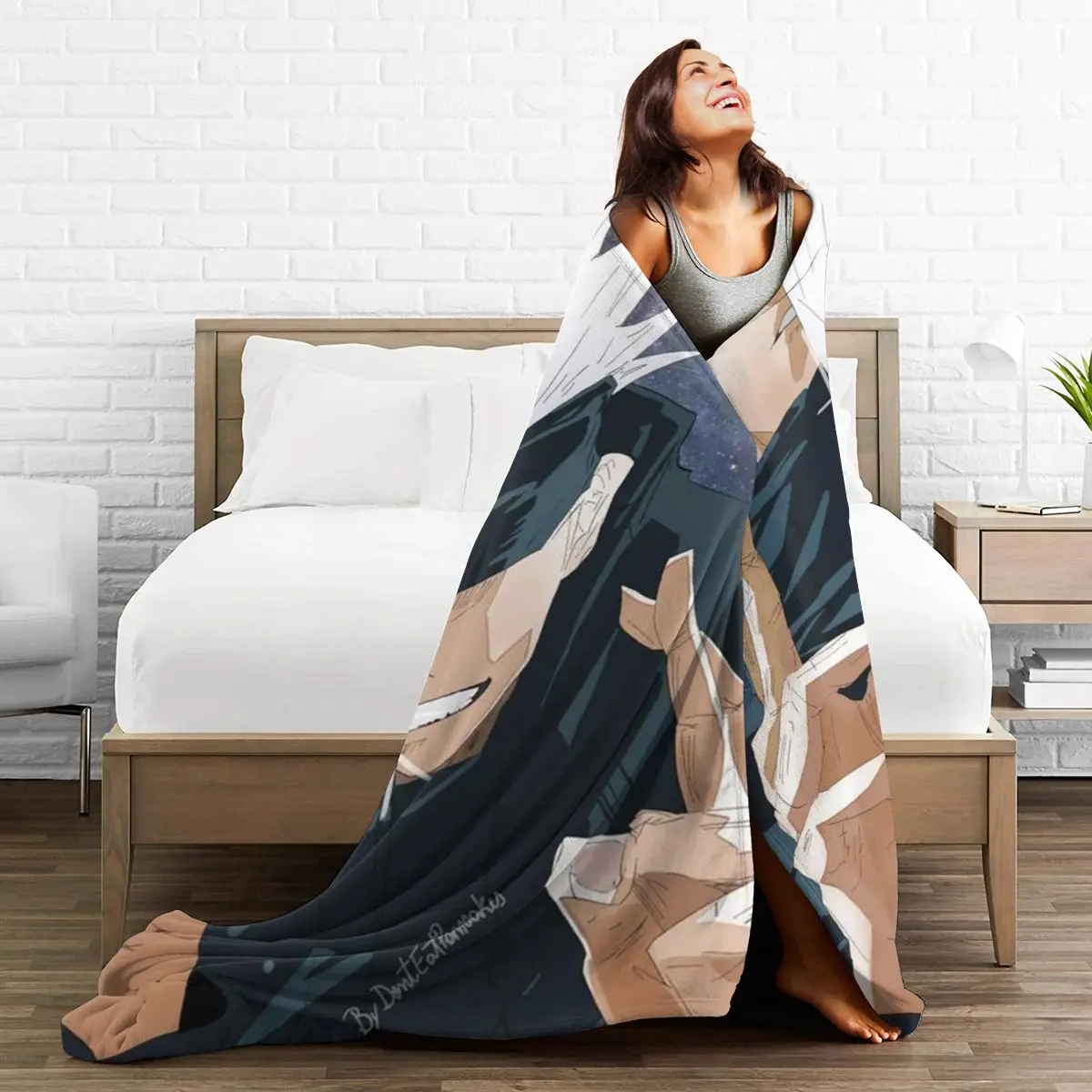 

3D Cartoon Sherpa Blanket Warm Super Soft Flannel Office Nap Bedspread Sofa Bedding Plush Quilt Plaids 294092522