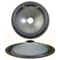 2pcs 5 inch 125mm 19mm core speaker cone paper basin woofer drum paper rubber edge trumper bass repair parts