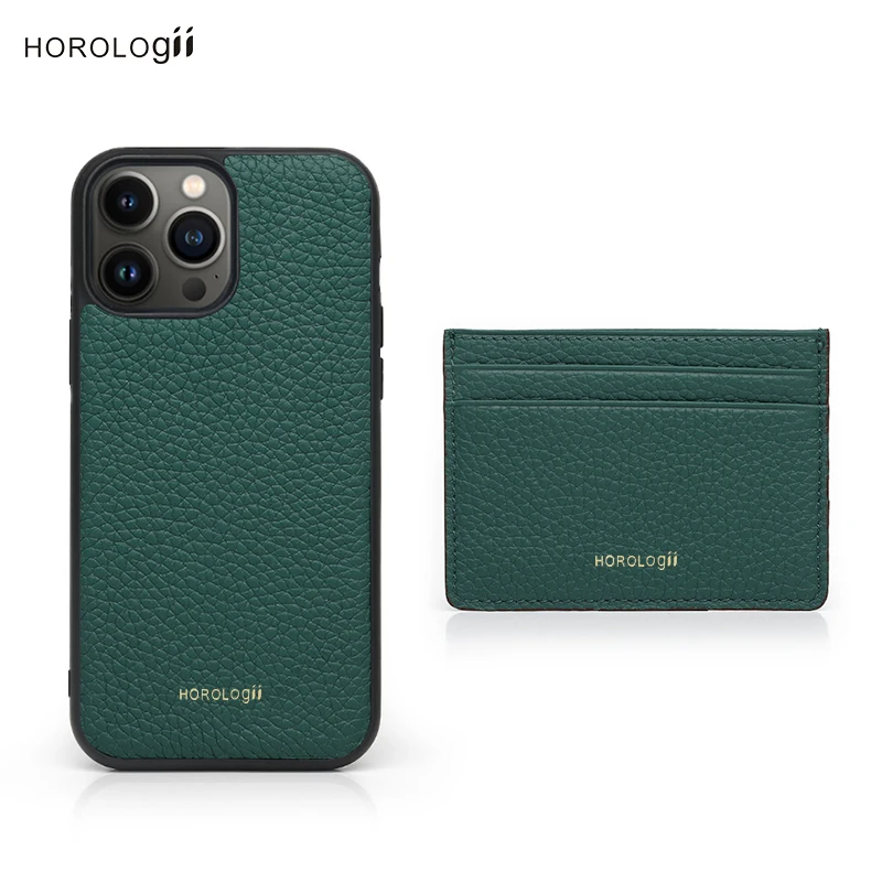 Чехол для сотового телефона с зеленым гальным узором и монограммой horology для Iphone 13, 12, 11 Pro Max, с отделением для карт, праздничный подарок для мужчин