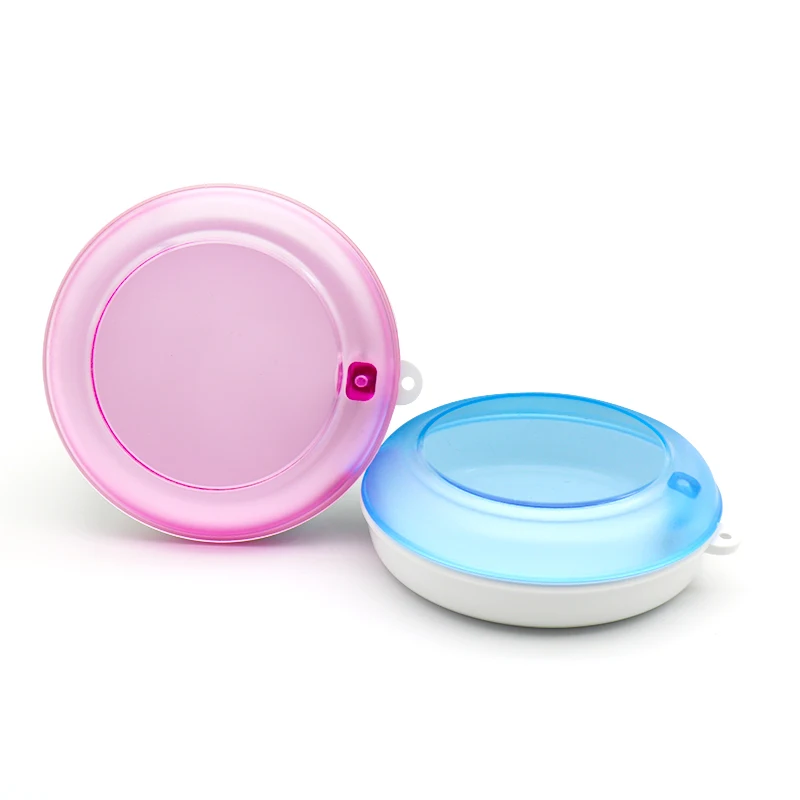 Portable Rotating Storage Box Correction Holder Cute Denture Case Plastic Care Container |
