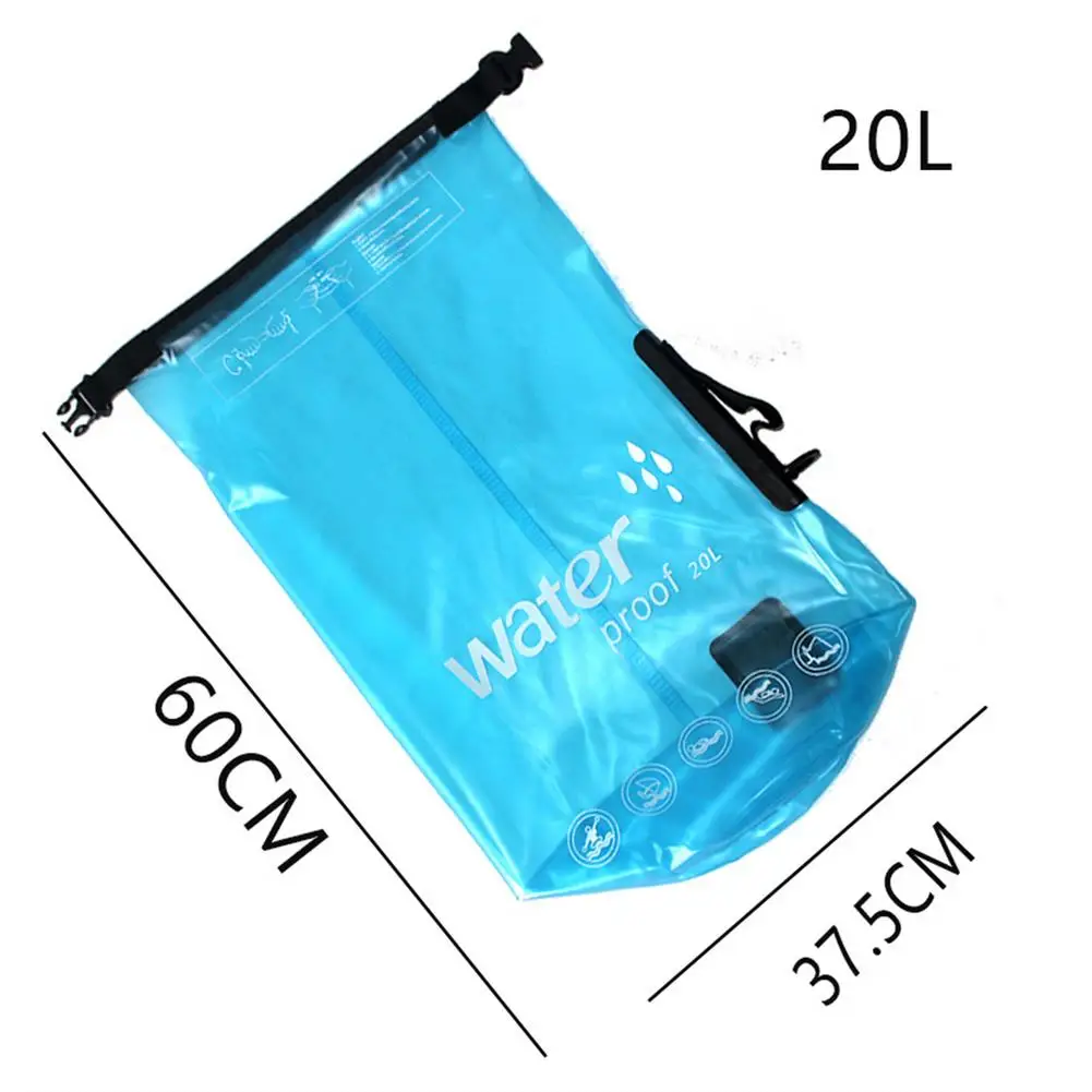 

Outdoor Dry Waterproof Bag Dry Bag Sack Waterproof Floating Dry Gear Bags For Boating Fishing Rafting Swimming Frosted Backpack