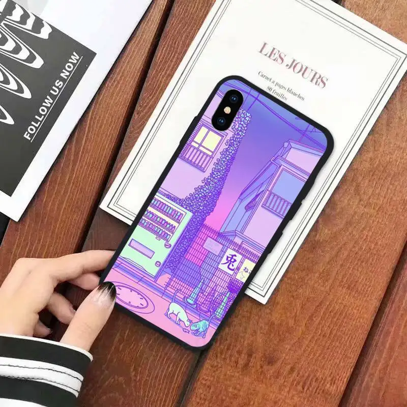 

Paradise Japanese Aesthetic luxury high quality Phone Case shell for iPhone 11 12 mini pro XS MAX 8 7 6 6S Plus X 5S SE 2020 XR