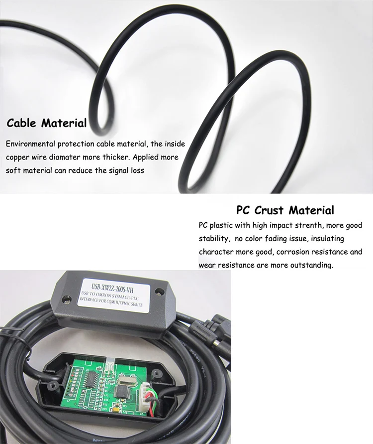 USB-кабель для программирования PLC серии CQM1H CPM2C USB/XW2Z/200S/VH | Обустройство дома
