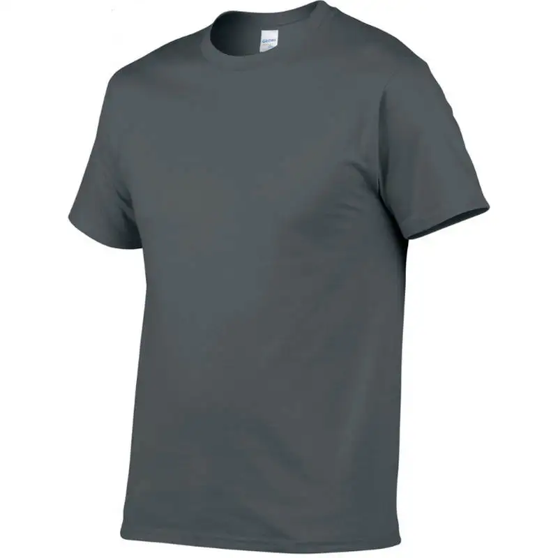 

Brand Hot Sale Men's Summer 100% Cotton T-Shirt Men Casual Short Sleeve O-Neck T Shirt Comfortable Solid Color Tops Tees
