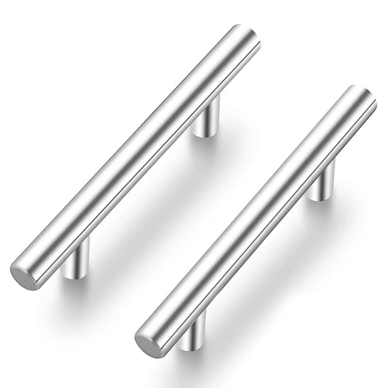 

45Pcs Cabinet Handles, Stainless Steel Kitchen Cabinet Handles, Cabinet Handles 5 Inches Long, 3 Inches Hole Center