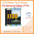 ЖК-экран для Samsung Galaxy J7 Pro LCD 2017 J730 SM-J730F J730FMDS J730F, ЖК-экран, сенсорный экран, дигитайзер, сборка, комбо