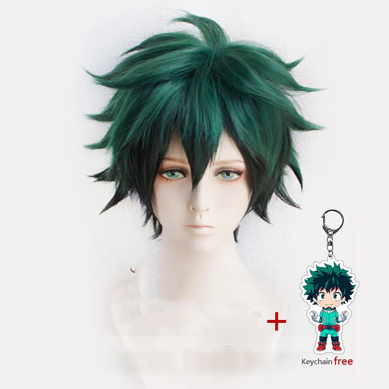 Парик моя геройская Академия Izuku Midoriya из боку без героев косплей волосы Deku парик