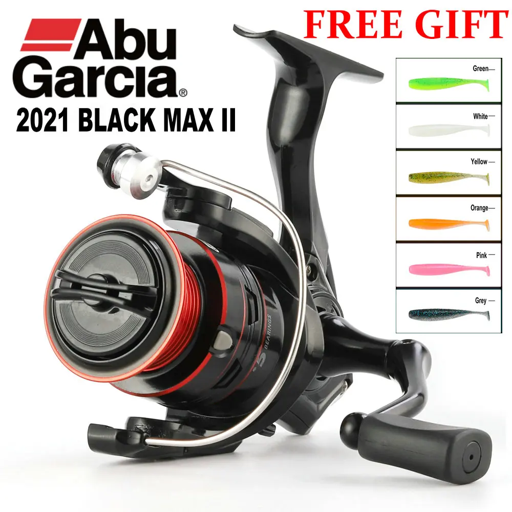 Новинка 2021 оригинальная Удочка Abu Garcia Black Max II спиннинговая Рыболовная катушка 1000