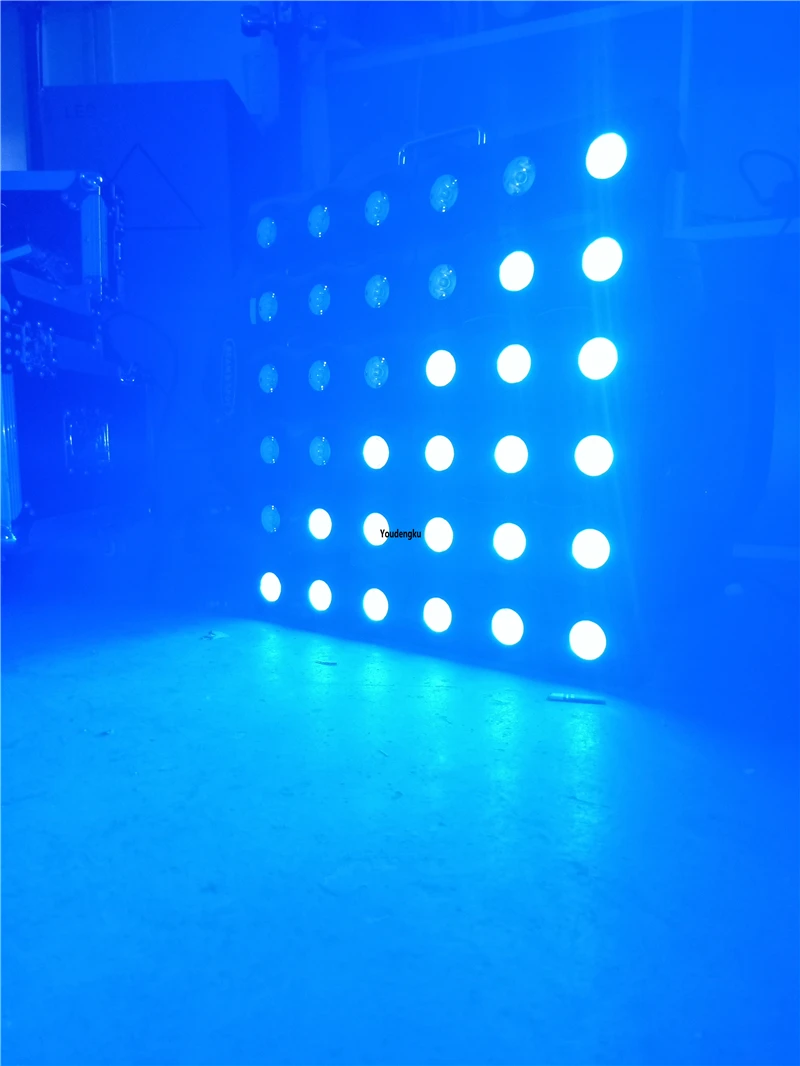Промоакция dmx светодиодный светильник 36x5 Вт rgb cob матричный луч + стробоскоп диско