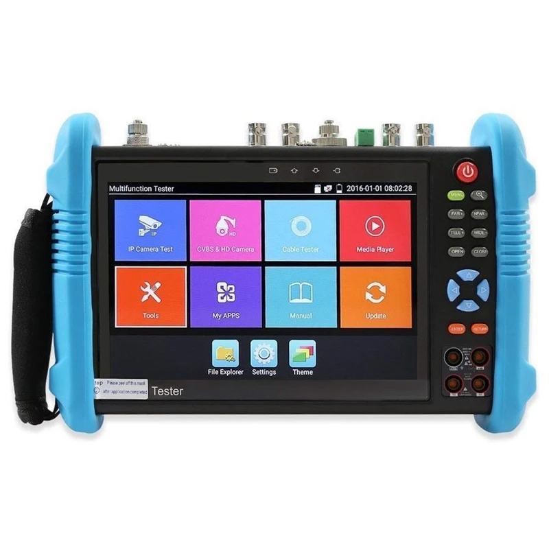 4K AHD CVI TVI SDI мультиметр TDR 7 дюймов H.265 камера тестер IPC-9800MOVTADHS плюс CCTV US Plug |