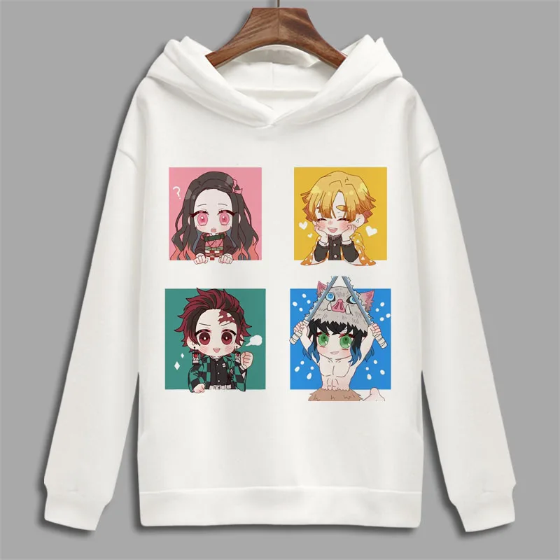 Демон убийца Cosplay худи Kimetsu без Yaiba камадо Tanjirou печать флисовая толстовка
