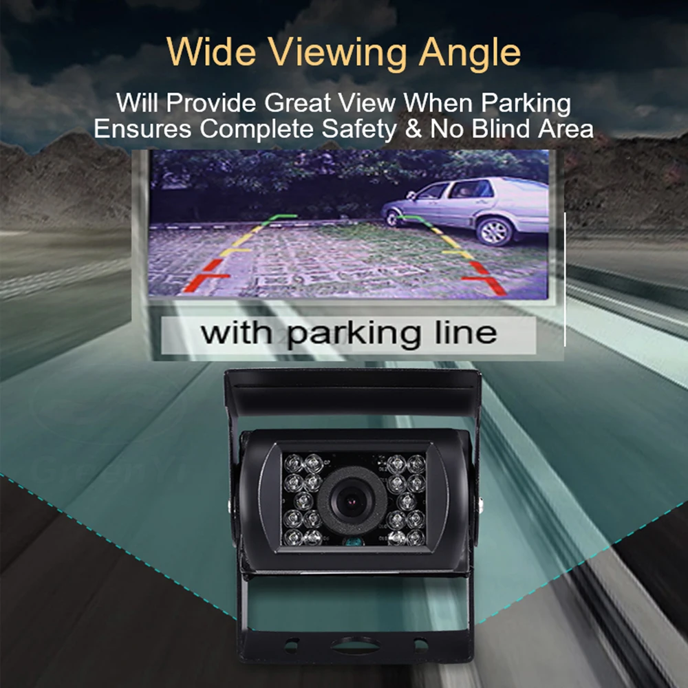 Новый 4-контактный 800TVL CMOS ИК Ночное видение Водонепроницаемый заднего вида