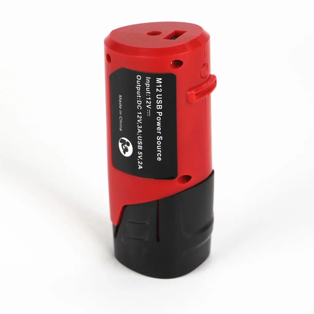 USB зарядное устройство адаптер конвертер для Milwaukee M12 49 24 2310 48 59 1201 8 12 В литий