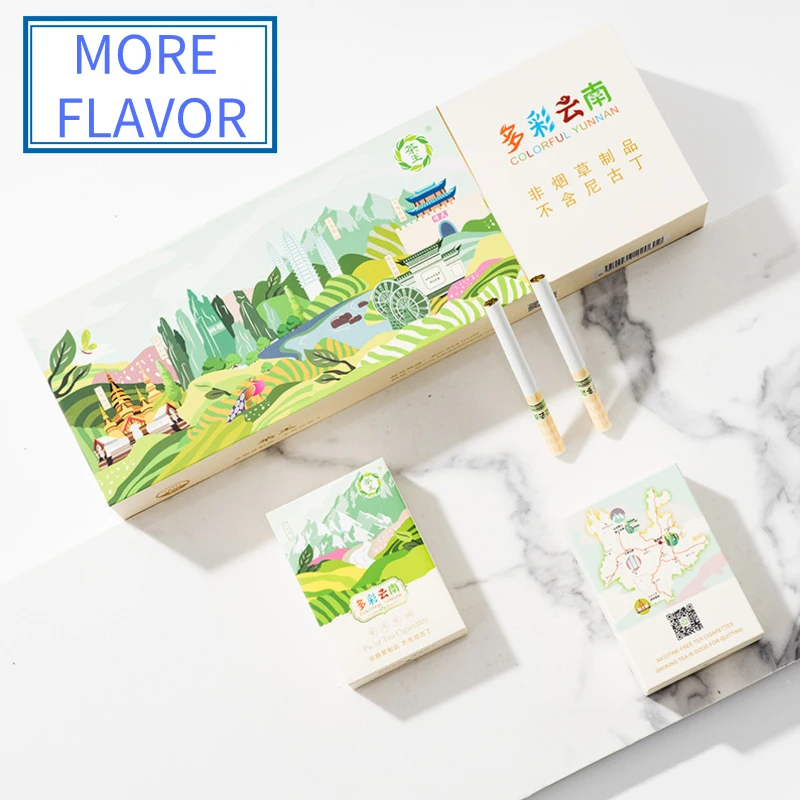 Лидер продаж новый вкус Чай сигары травяные сигареты без традиционные Tobaccoes