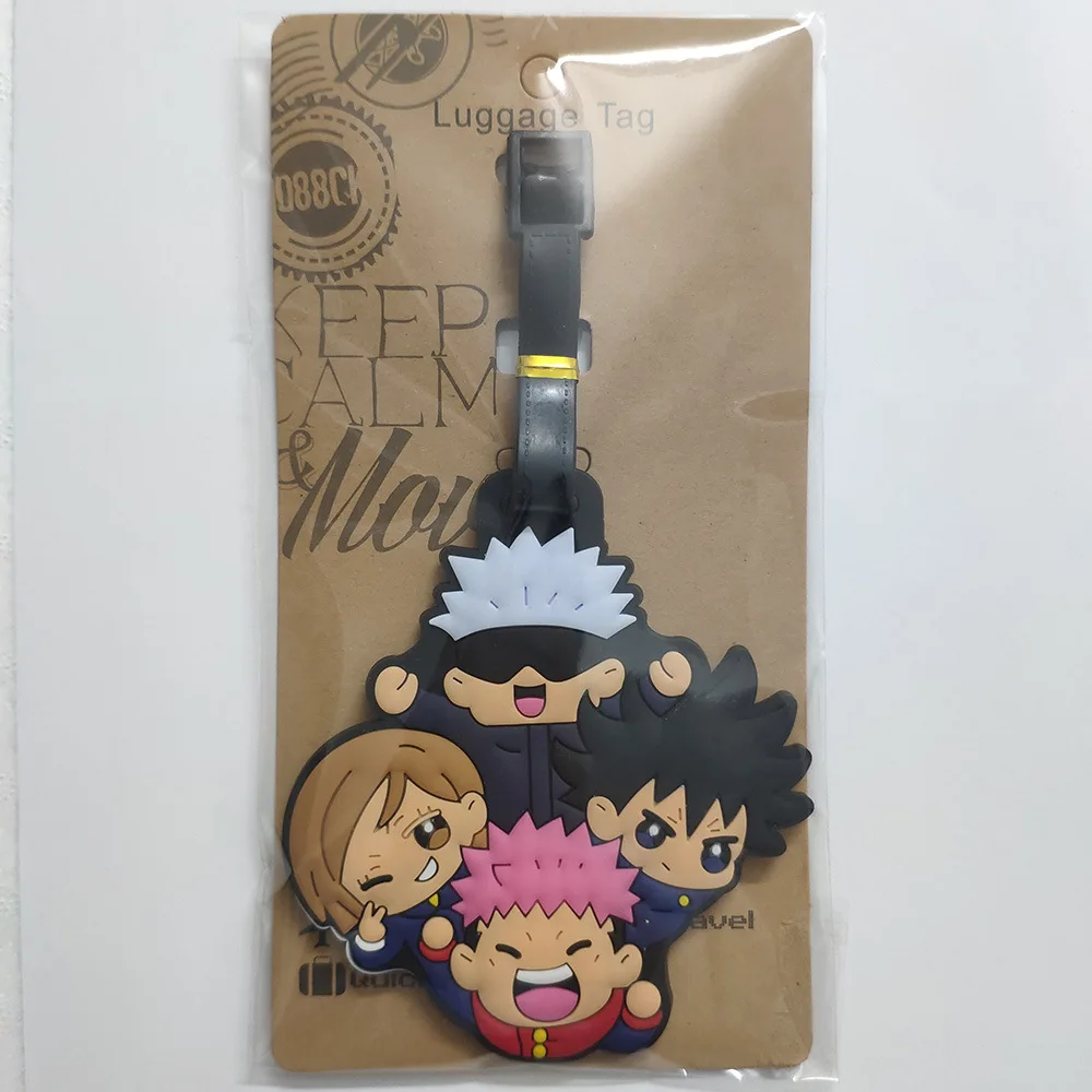 

Anime Jujutsu Kaisen Luggage Tags Bag Travel Accessories Kit
