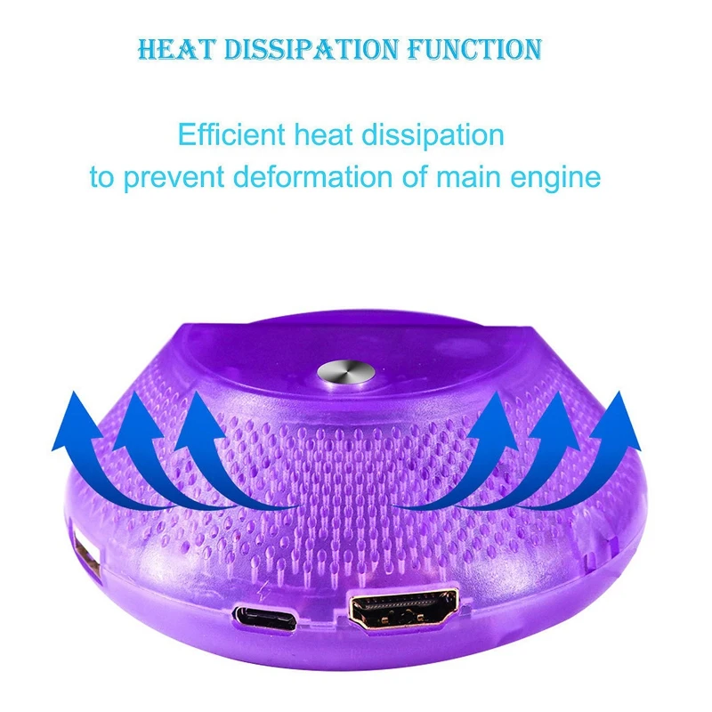 Циркулярное охлаждение портативный HDMI основание конвертера типа C ТВ док станция