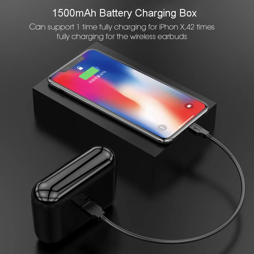 

TWS-наушники YHY с поддержкой Bluetooth 5,0 и функцией громкой связи