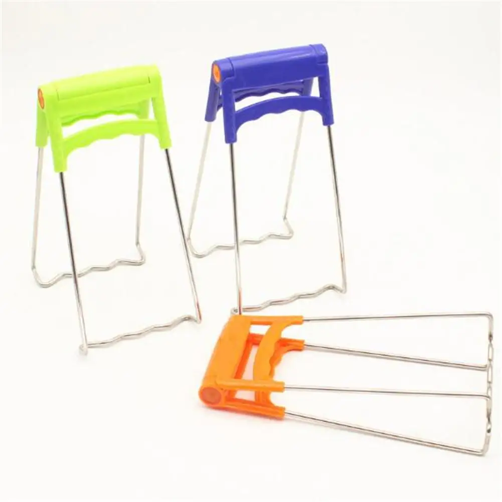 Складная Нержавеющая сталь горячий шар клип горшок блюдо держатель Пароварка