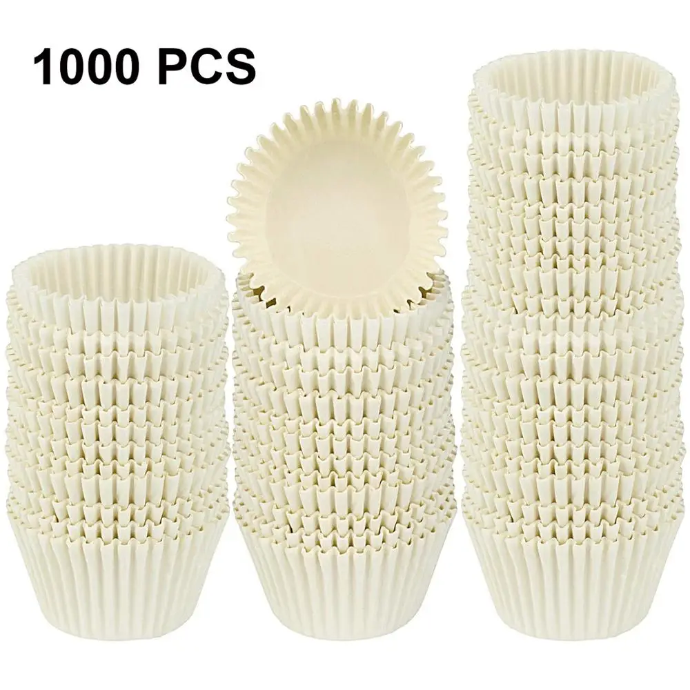1000 см белая подкладка для кексов бумажные чашки выпечки стандартные банки конфет