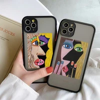 hot fashion picasso abstract art painting faces hard phone case for iphone 11 12 13 pro max 8 7 6s plus xr x xs max se2020 cover
