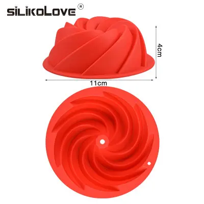 random color3017 SILIKOLOVE мини-силиконовая форма для торта Формы для выпечки миски Детские Хлеб пироги буханка антипригарный силиконовый Плесень лотки для выпечки кастрюли - Цвет: random color3017