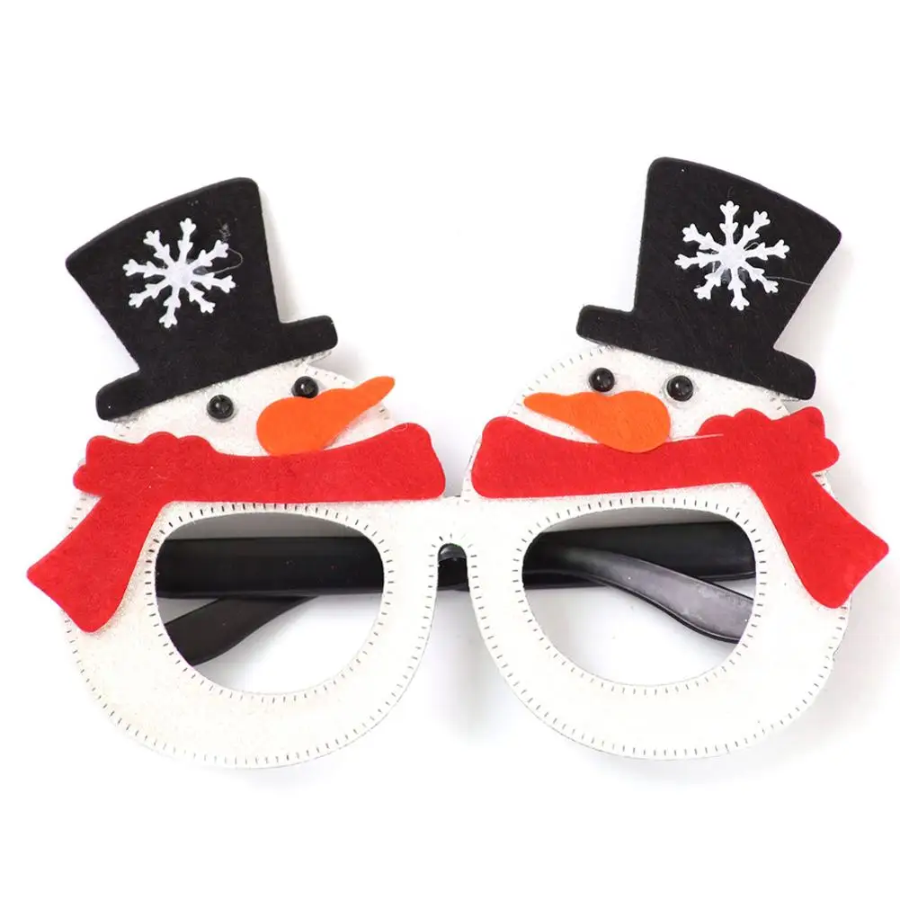 

Christmas Decorations Christmas Glasses Frame Santa Claus Snowman Antler Glasses Christmas Decorative Glasses Adult Children Toy