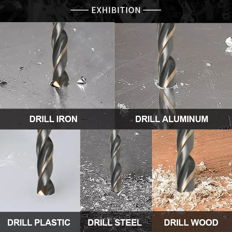 Набор кобальтовых спиральных сверл M35 из быстрорежущей стали 0 5-16 мм сверла для
