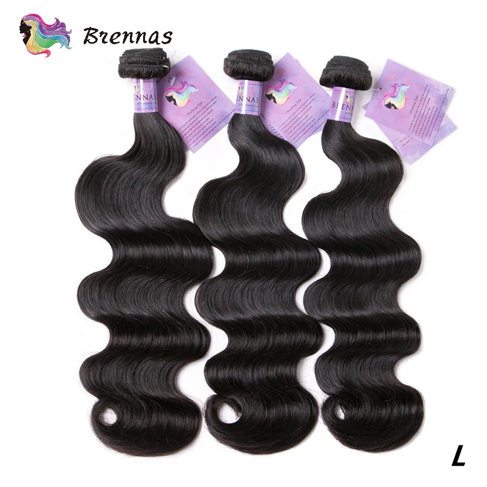 

Body Wave Hair Bundles Human Hair Extension Natural Color Body Wave Hair Weaves Brazilian hair bundles non-Remy low Ratio 8-26''