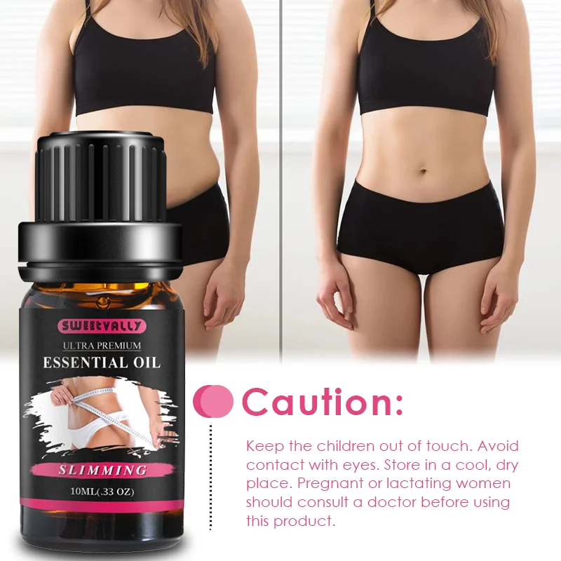 2 шт. эфирное масло для потери веса 10 мл сильный эффект антицеллюлитное