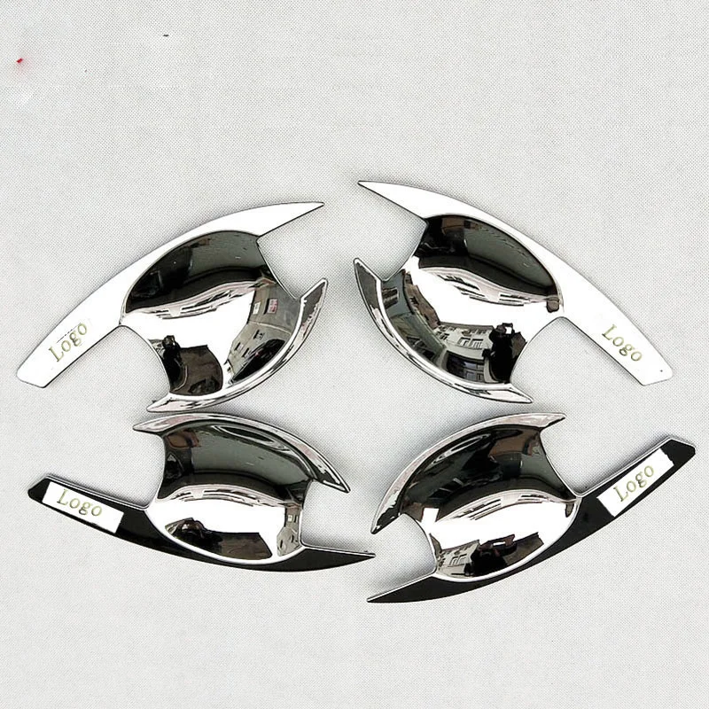 

for Mitsubishi Triton L200 2016 2018 Abs Chrome Door Handle Bowl Cover Trim Car Styling Sticker Atuo Accessories 4 Pcs