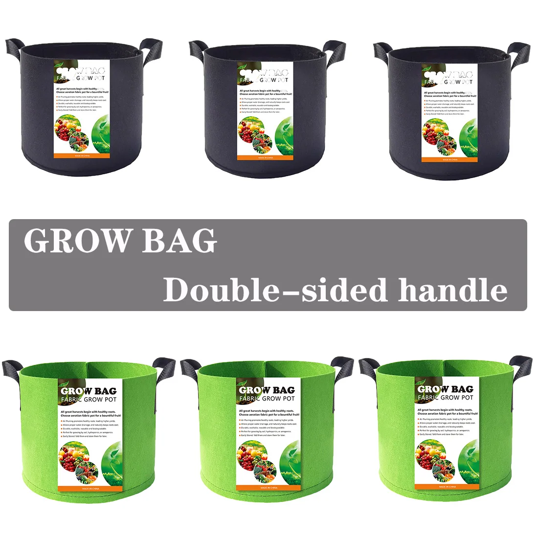 5 шт. установки галлонов уличные цветочные горшки для тяжелых условий