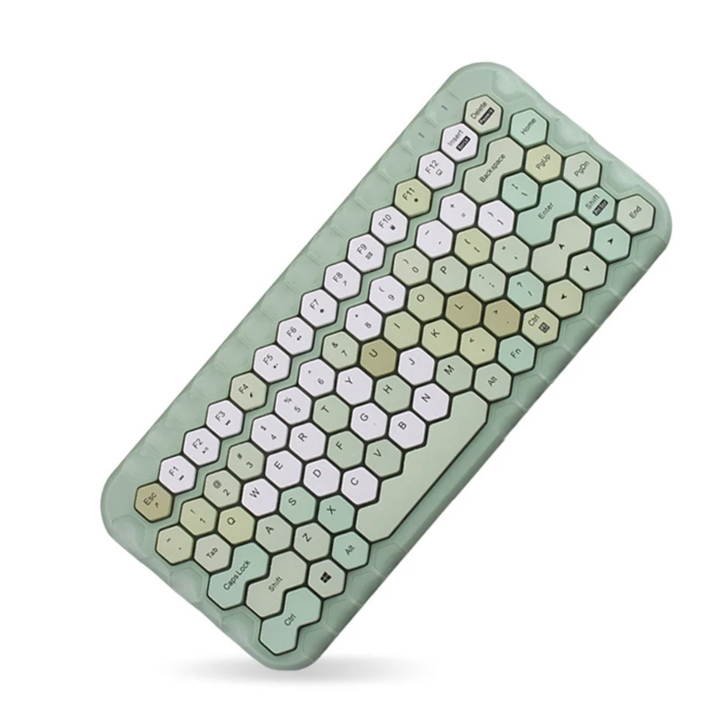 

SeenDa2.4G Wireless Keyboard Mouse Set Pink Girl Color Wireless Keyboard Comb
