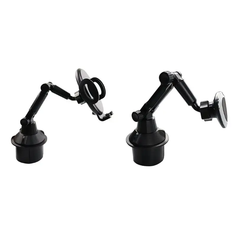 

360 Degree Carbon Fiber Adjustable Angle Type Car Cup Holder Car Phone Holder Q39F