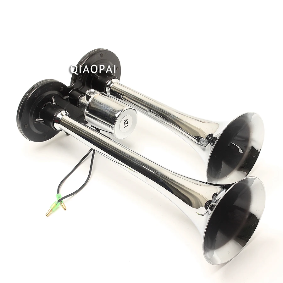 Громкий воздушный гудок для автомобиля 150 дБ 12 В/24 В хромированная сирена