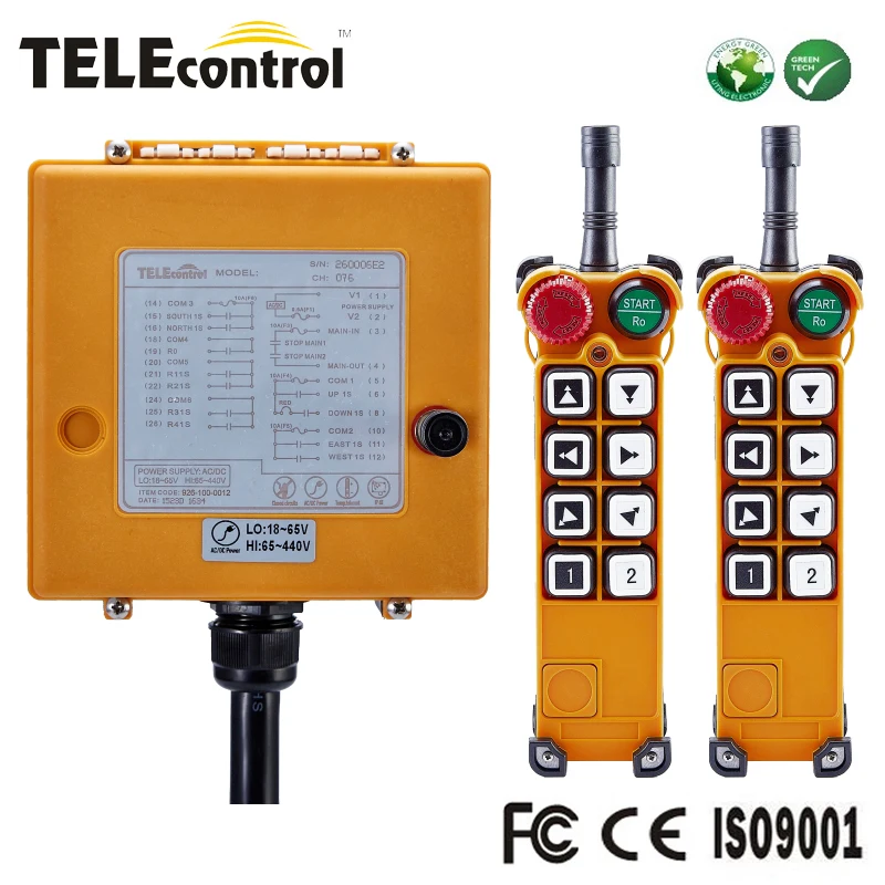 

2 steps Dual Speed multiple crane hoist wireless industrial radio remote control F26-A3 with 2 transmitter and 1 receiver