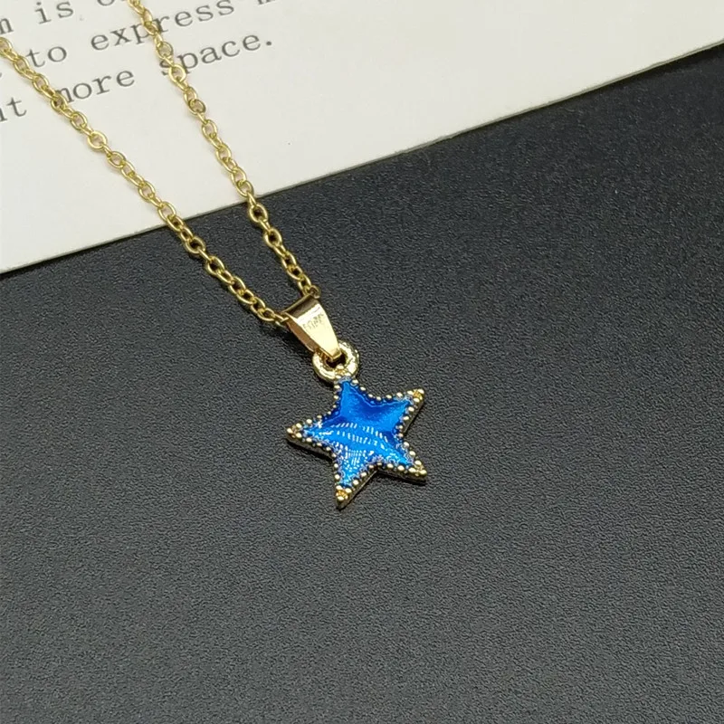 Украшение с пендантом "Звездное небо Вселенной" с золотистым оттенком для женщин/мужчин, подарок оптом.