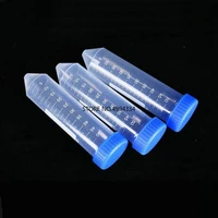 100pcslot 50ml cone centrifugal tube with graduation conical bottom plastic centrifuge tube with screw cap