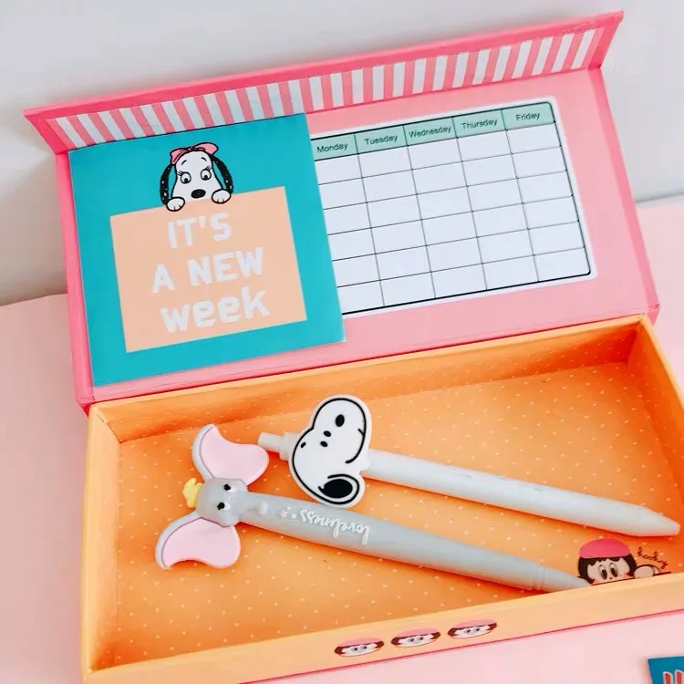 10 шт Peanuts Rogue Dog наклейки с днями недели Kawaii мультфильм канцелярские s милая