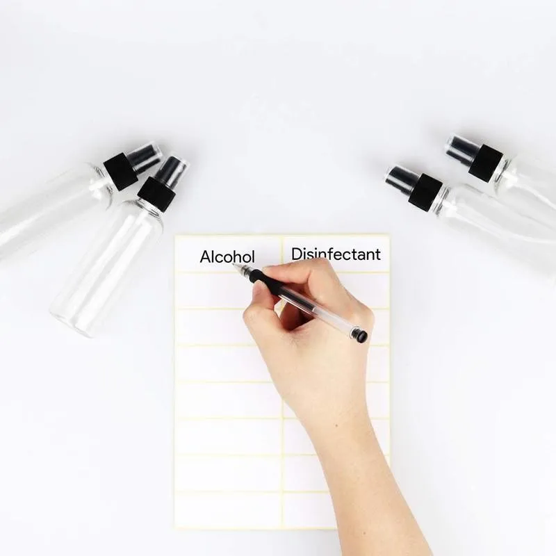 Прозрачные пустые бутылки распылители портативный пластиковый многоразовый