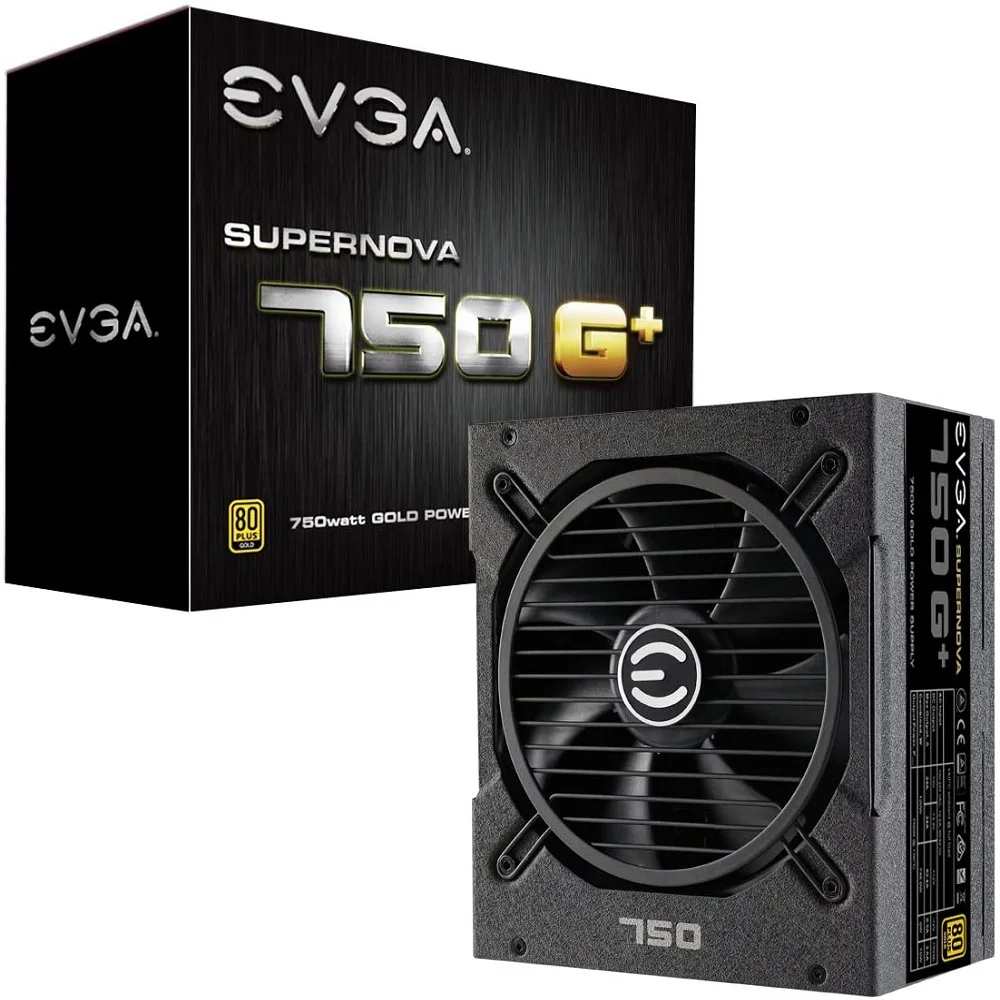 EVGA SuperNOVA 750 G + 80 Plus Gold 750W полностью модульный FDB вентилятор включает в себя блок