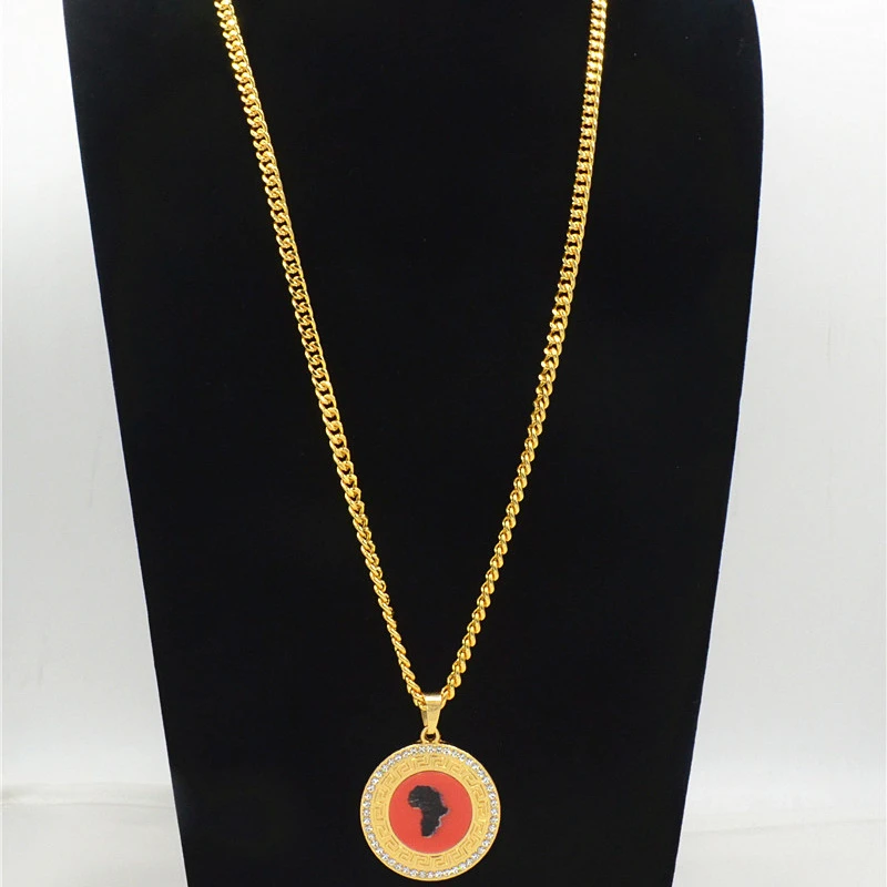 Модные очаровательные африканские ювелирные изделия в стиле хип-хоп для женщин и